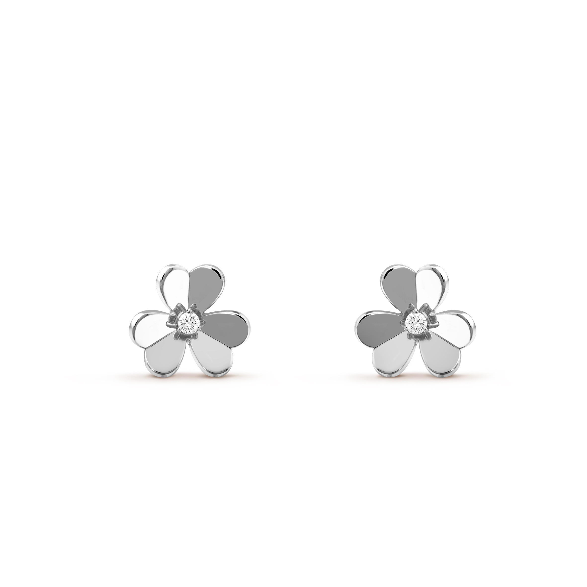 VAN CLEEF ARPELS FRIVOLE EARRINGS, SMALL MODEL - WHITE GOLD, DIAMOND VCARD80200 VAN CLEEF ARPELS FRIVOLE EARRINGS, SMALL MODEL - WHITE GOLD, DIAMOND VCARD80200