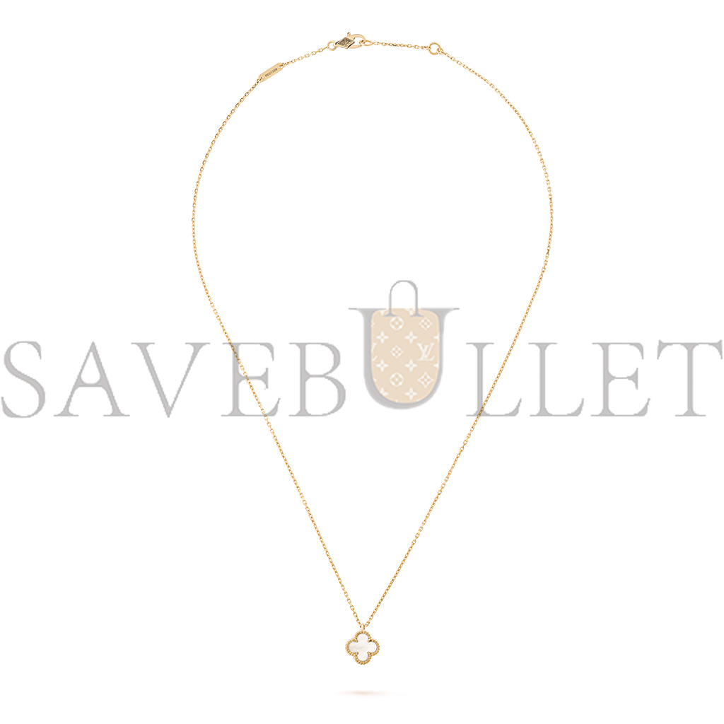 VAN CLEEF ARPELS SWEET ALHAMBRA PENDANT - YELLOW GOLD, MOTHER-OF-PEARL VCARF69100 VAN CLEEF ARPELS SWEET ALHAMBRA PENDANT - YELLOW GOLD, MOTHER-OF-PEARL VCARF69100