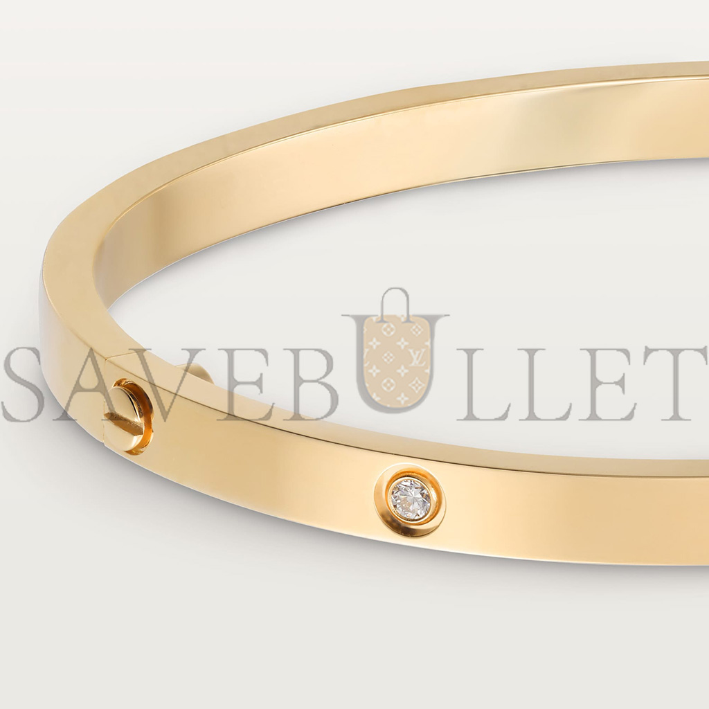 CARTIER  LOVE BRACELET, SMALL MODEL, 6 DIAMONDS B6047217