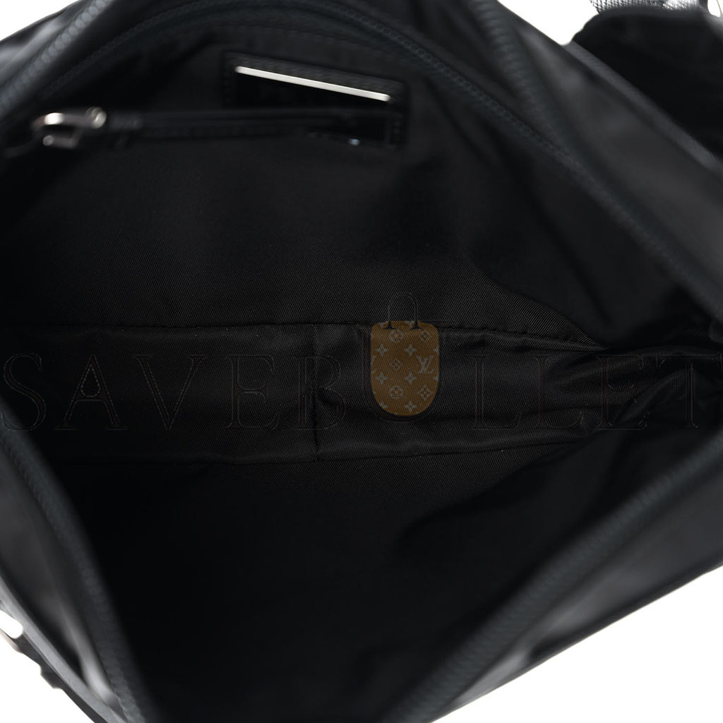 PRADA TESSUTO NYLON BELT BAG BLACK (22*13*5cm) PRADA TESSUTO NYLON BELT BAG BLACK (22*13*5cm)