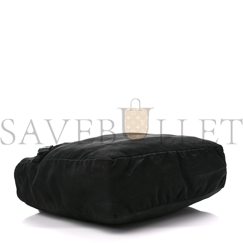 PRADA TESSUTO NYLON SAFFIANO TOTE BLACK (29*27*15cm) PRADA TESSUTO NYLON SAFFIANO TOTE BLACK (29*27*15cm)