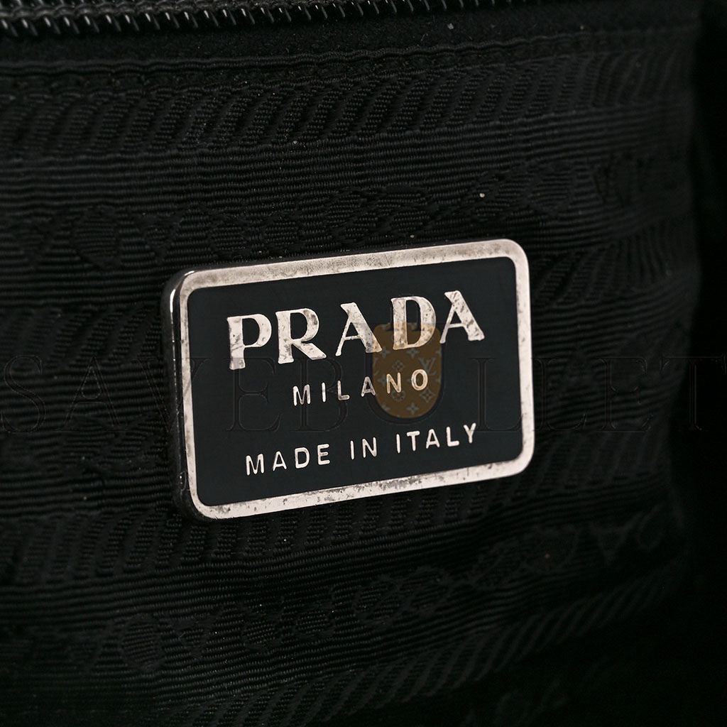 PRADA TESSUTO NYLON SAFFIANO TOTE BLACK (29*27*15cm) PRADA TESSUTO NYLON SAFFIANO TOTE BLACK (29*27*15cm)