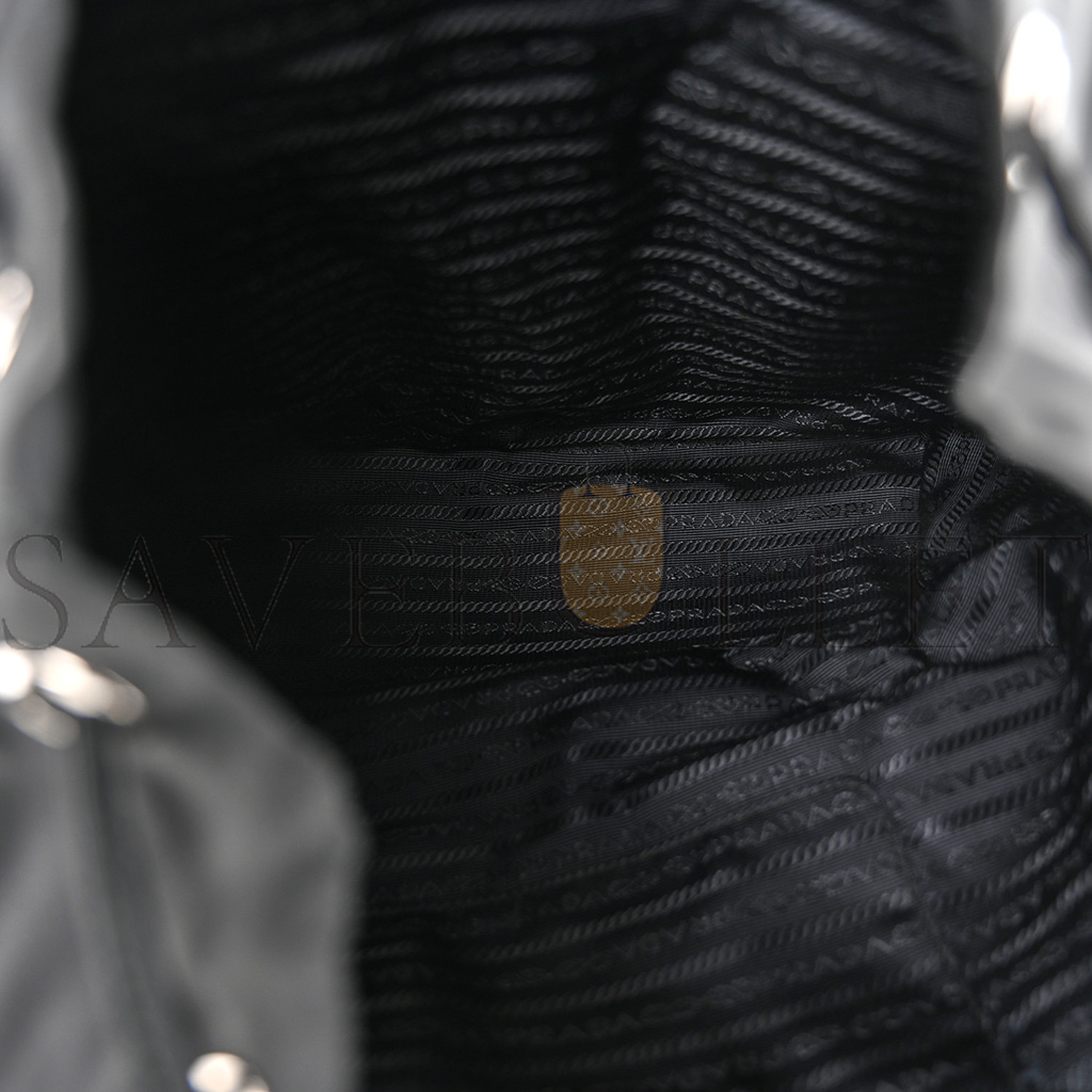 PRADA TESSUTO NYLON SAFFIANO MEDIUM BACKPACK BLACK (30*29*15cm) PRADA TESSUTO NYLON SAFFIANO MEDIUM BACKPACK BLACK (30*29*15cm)
