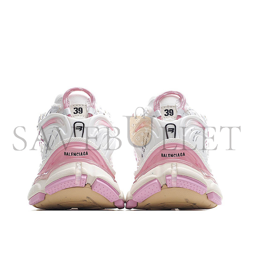 BALENCIAGA RUNNER MESH TRIMMED NYLON SNEAKERS 677402W3RB39059