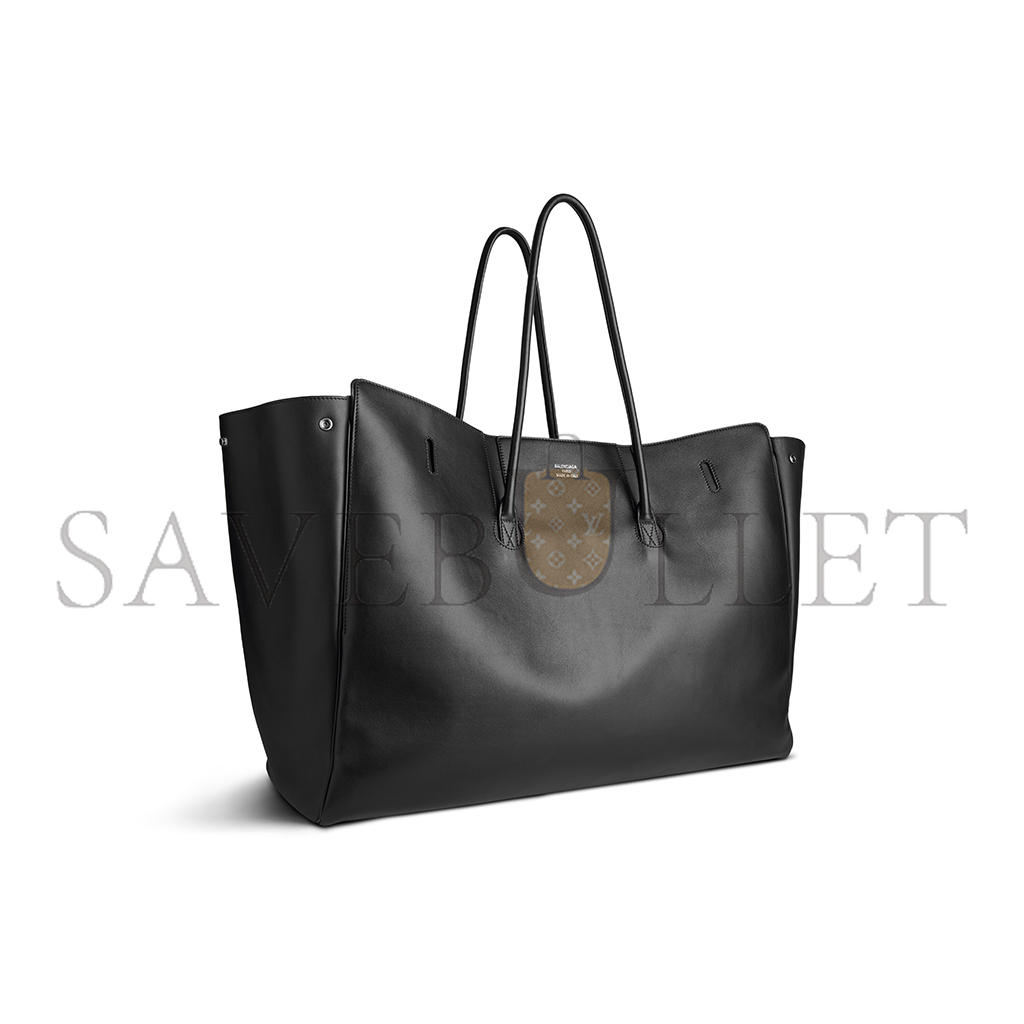 BALENCIAGA BEL AIR XL CARRY ALL BAG IN BLACK 8054802ABAW1000 (61.9*51.8*23.8cm) BALENCIAGA BEL AIR XL CARRY ALL BAG IN BLACK 8054802ABAW1000 (61.9*51.8*23.8cm)
