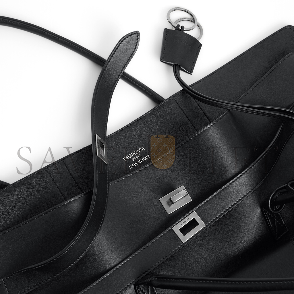 BALENCIAGA BEL AIR XL CARRY ALL BAG IN BLACK 8054802ABAW1000 (61.9*51.8*23.8cm) BALENCIAGA BEL AIR XL CARRY ALL BAG IN BLACK 8054802ABAW1000 (61.9*51.8*23.8cm)