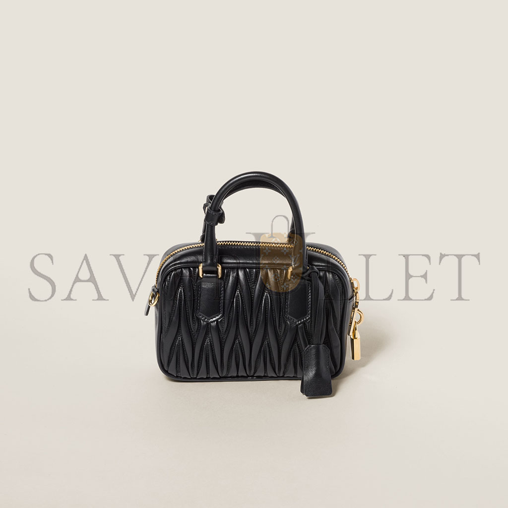 MIU MIU ARCADIE MATELASSÉ NAPPA LEATHER BAG 5BB123 (19*13*6cm) MIU MIU ARCADIE MATELASSÉ NAPPA LEATHER BAG 5BB123 (19*13*6cm)