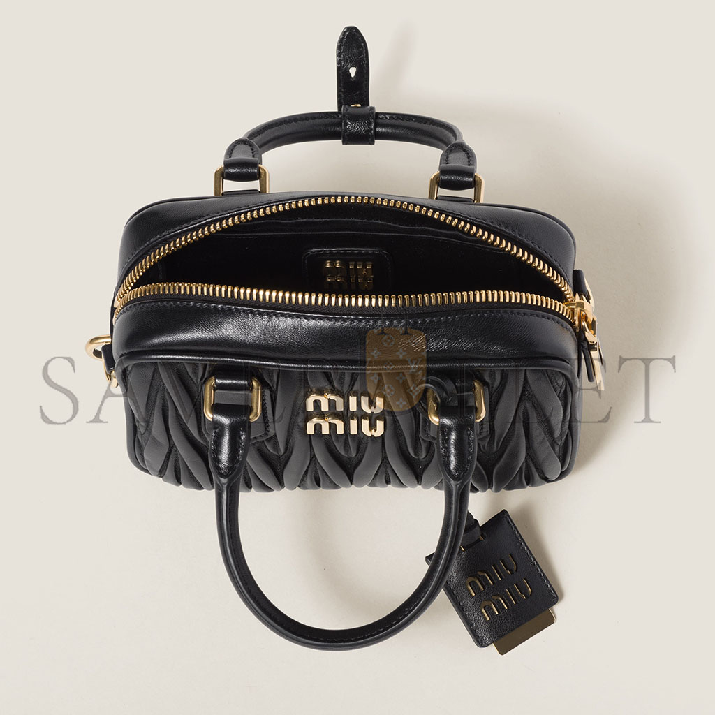 MIU MIU ARCADIE MATELASSÉ NAPPA LEATHER BAG 5BB123 (19*13*6cm) MIU MIU ARCADIE MATELASSÉ NAPPA LEATHER BAG 5BB123 (19*13*6cm)