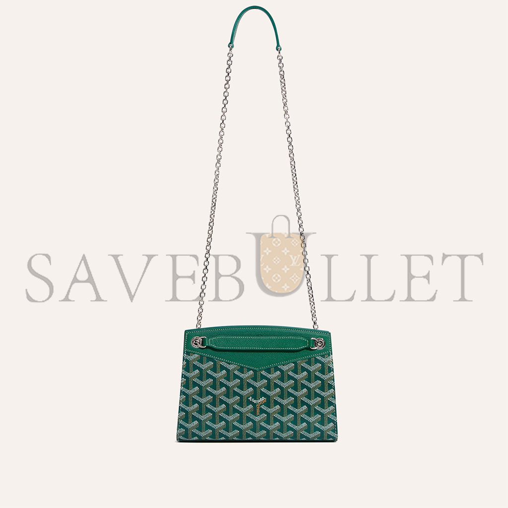 GOYARD ROUETTE STRUCTURÉ MINI BAG ROUETSMINTY09CL09P (20.5*15*6.5cm) GOYARD ROUETTE STRUCTURÉ MINI BAG ROUETSMINTY09CL09P (20.5*15*6.5cm)