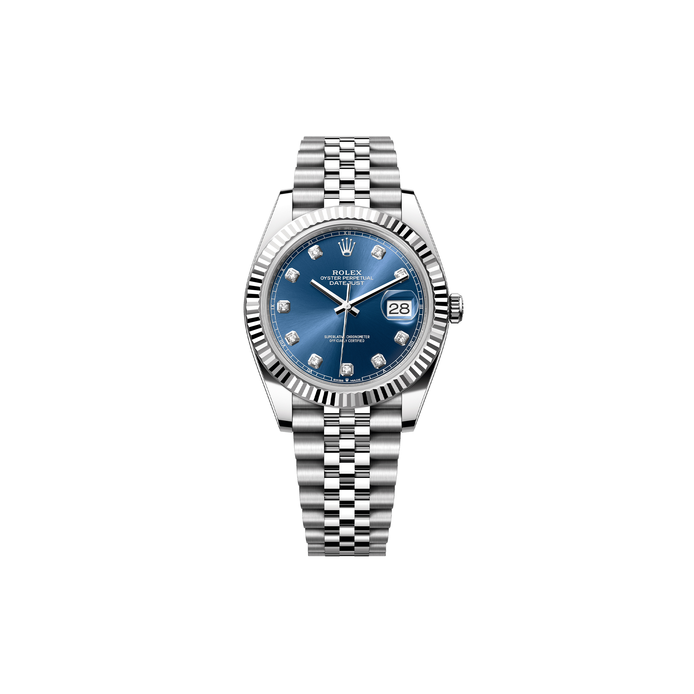 ROLEX DATEJUST 41 OYSTER, 41 MM, OYSTERSTEEL AND WHITE GOLD WATCH 126334 ROLEX DATEJUST 41 OYSTER, 41 MM, OYSTERSTEEL AND WHITE GOLD WATCH 126334
