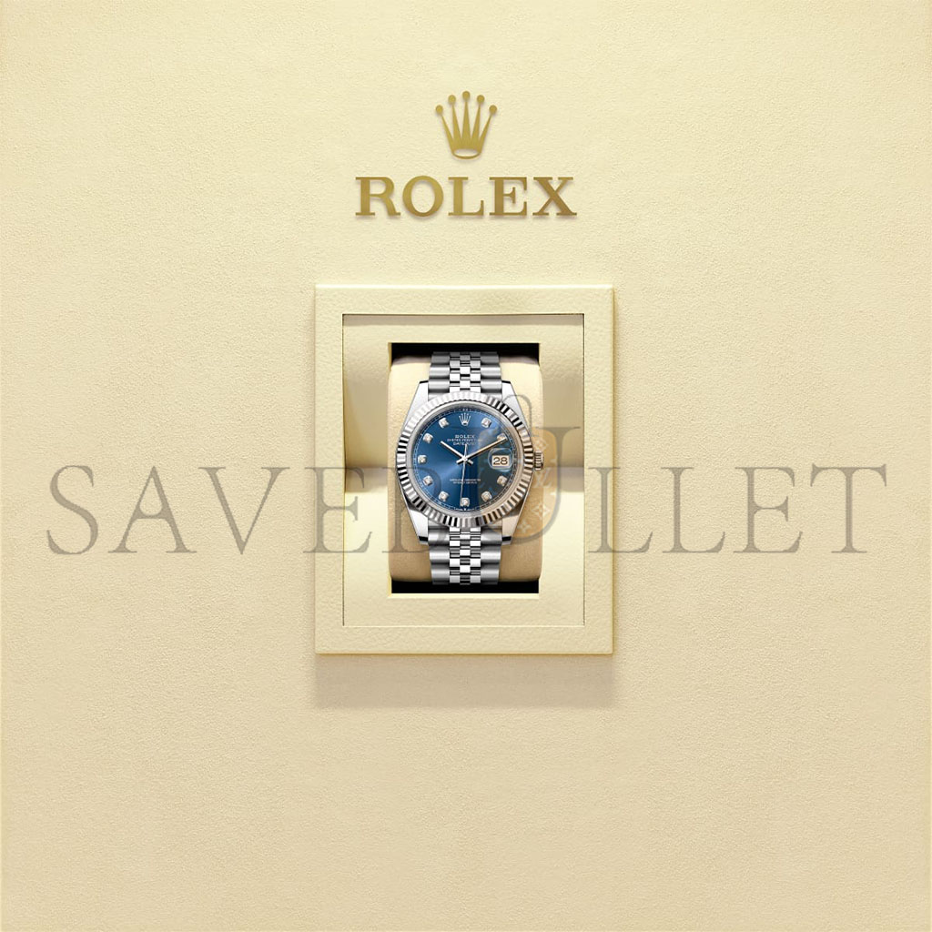 ROLEX DATEJUST 41 OYSTER, 41 MM, OYSTERSTEEL AND WHITE GOLD WATCH 126334 ROLEX DATEJUST 41 OYSTER, 41 MM, OYSTERSTEEL AND WHITE GOLD WATCH 126334