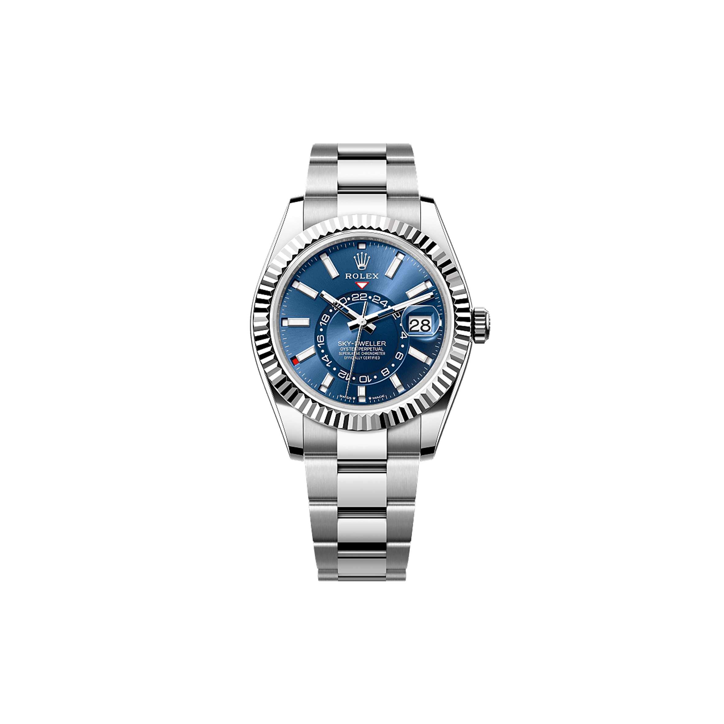 ROLEX SKY-DWELLER OYSTER, 42 MM, OYSTERSTEEL AND WHITE GOLD WATCH 336934 ROLEX SKY-DWELLER OYSTER, 42 MM, OYSTERSTEEL AND WHITE GOLD WATCH 336934