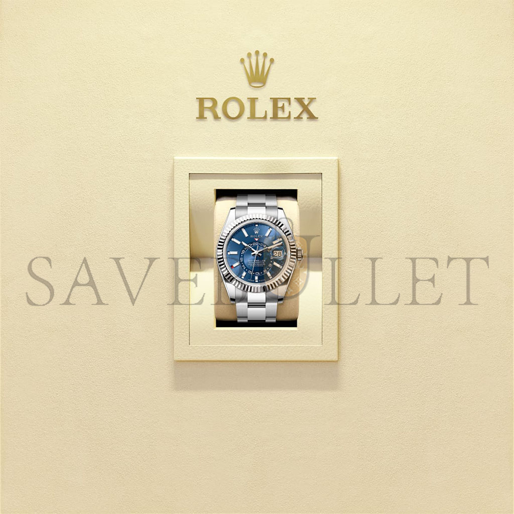 ROLEX SKY-DWELLER OYSTER, 42 MM, OYSTERSTEEL AND WHITE GOLD WATCH 336934 ROLEX SKY-DWELLER OYSTER, 42 MM, OYSTERSTEEL AND WHITE GOLD WATCH 336934