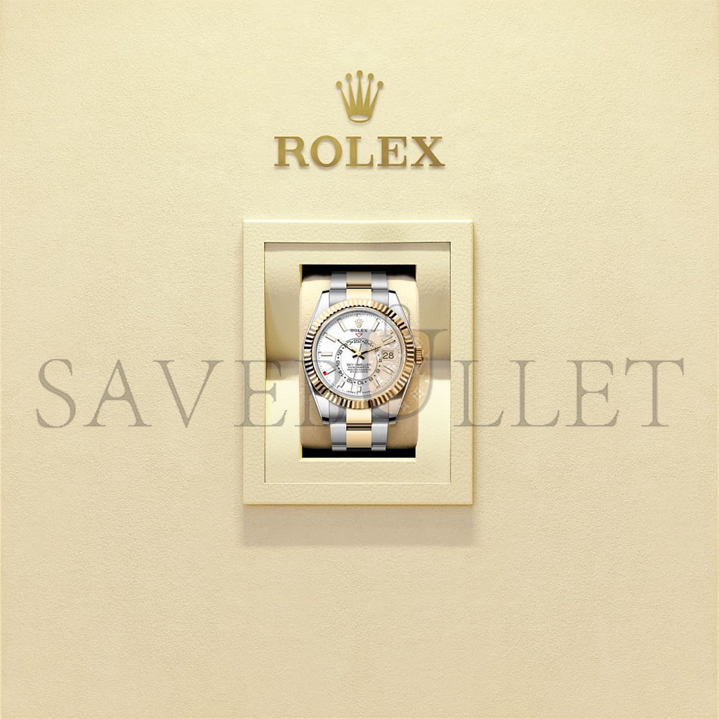 ROLEX SKY-DWELLER OYSTER, 42 MM, OYSTERSTEEL AND YELLOW GOLD WATCH 336933 ROLEX SKY-DWELLER OYSTER, 42 MM, OYSTERSTEEL AND YELLOW GOLD WATCH 336933