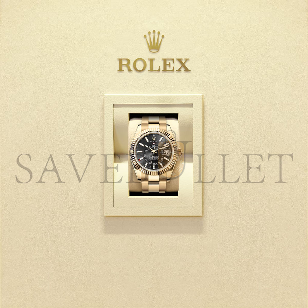 ROLEX SKY-DWELLER OYSTER, 42 MM, YELLOW GOLD WATCH 336938 ROLEX SKY-DWELLER OYSTER, 42 MM, YELLOW GOLD WATCH 336938
