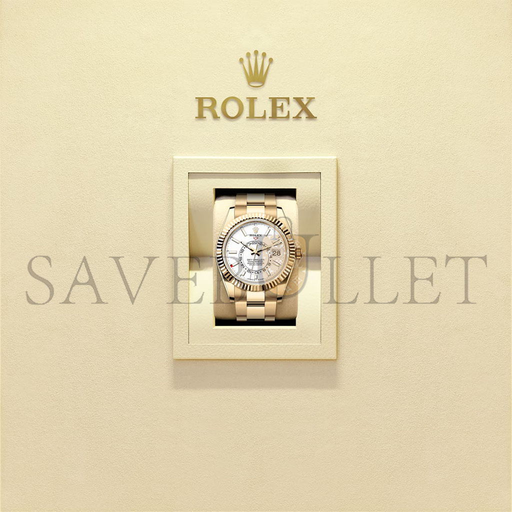 ROLEX SKY-DWELLER OYSTER, 42 MM, YELLOW GOLD WATCH 336938 ROLEX SKY-DWELLER OYSTER, 42 MM, YELLOW GOLD WATCH 336938