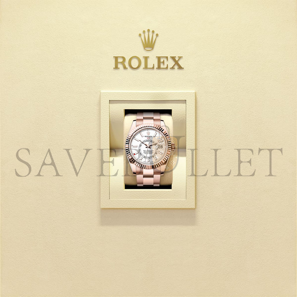 ROLEX SKY-DWELLER OYSTER, 42 MM, EVEROSE GOLD WATCH 336935 ROLEX SKY-DWELLER OYSTER, 42 MM, EVEROSE GOLD WATCH 336935