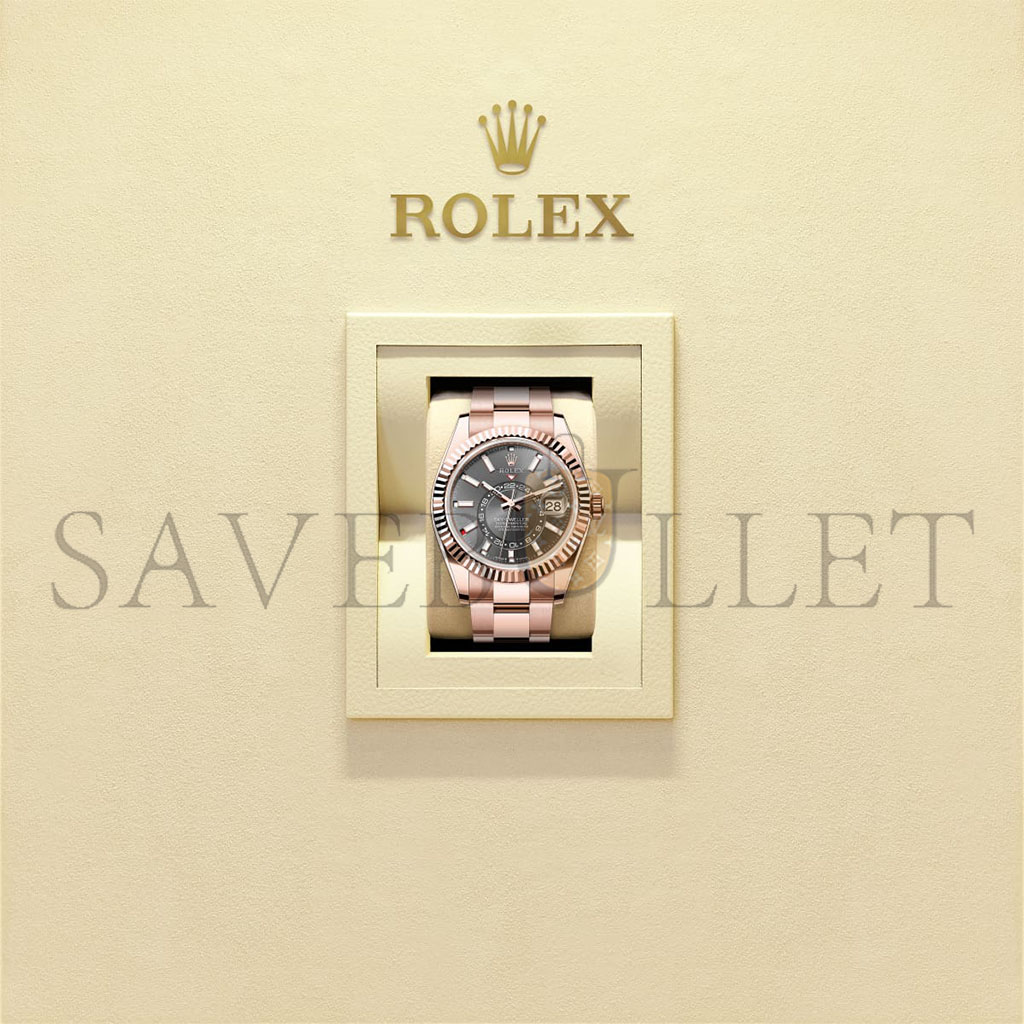 ROLEX SKY-DWELLER OYSTER, 42 MM, EVEROSE GOLD WATCH 336935 ROLEX SKY-DWELLER OYSTER, 42 MM, EVEROSE GOLD WATCH 336935