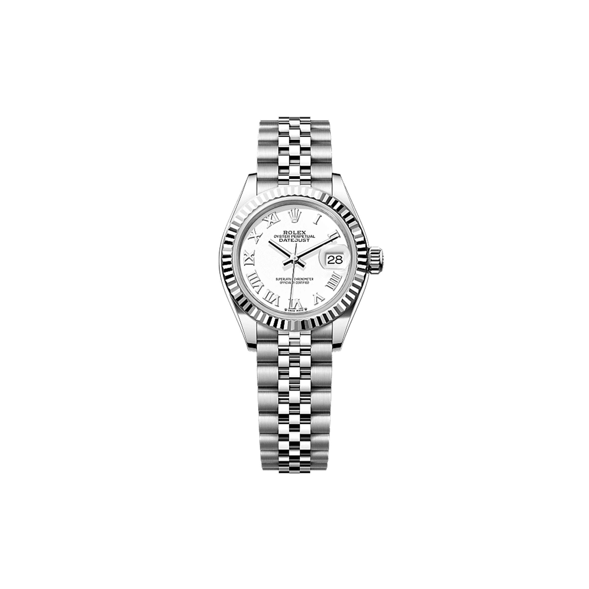 ROLEX LADY-DATEJUST 28 MM, OYSTERSTEEL AND WHITE GOLD WATCH 279174 ROLEX LADY-DATEJUST 28 MM, OYSTERSTEEL AND WHITE GOLD WATCH 279174