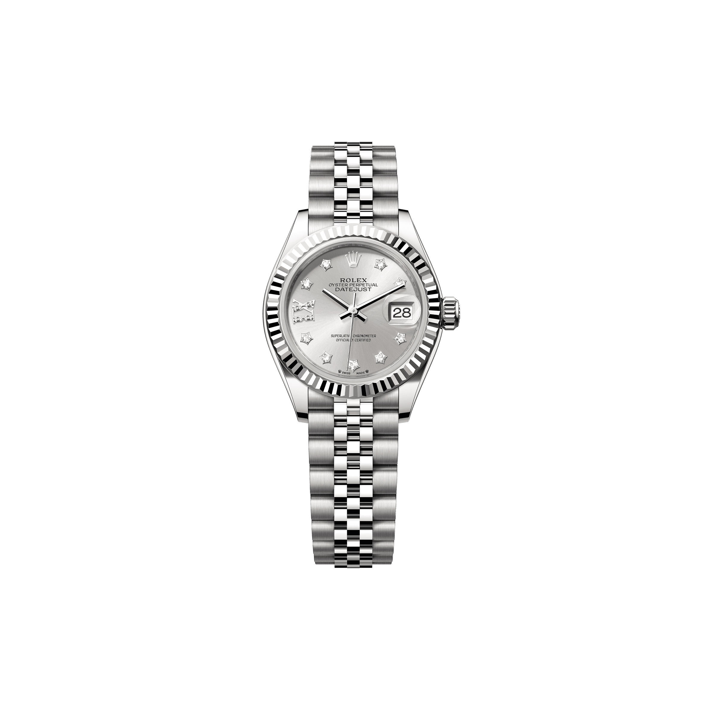 ROLEX LADY-DATEJUST 28 MM, OYSTERSTEEL AND WHITE GOLD WATCH 279174 ROLEX LADY-DATEJUST 28 MM, OYSTERSTEEL AND WHITE GOLD WATCH 279174