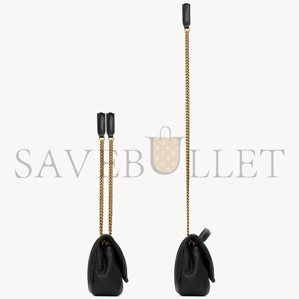 YSL CALYPSO SMALL IN GRAINED LAMBSKIN 734153AACYT1000 (26*14*7cm) YSL CALYPSO SMALL IN GRAINED LAMBSKIN 734153AACYT1000 (26*14*7cm)
