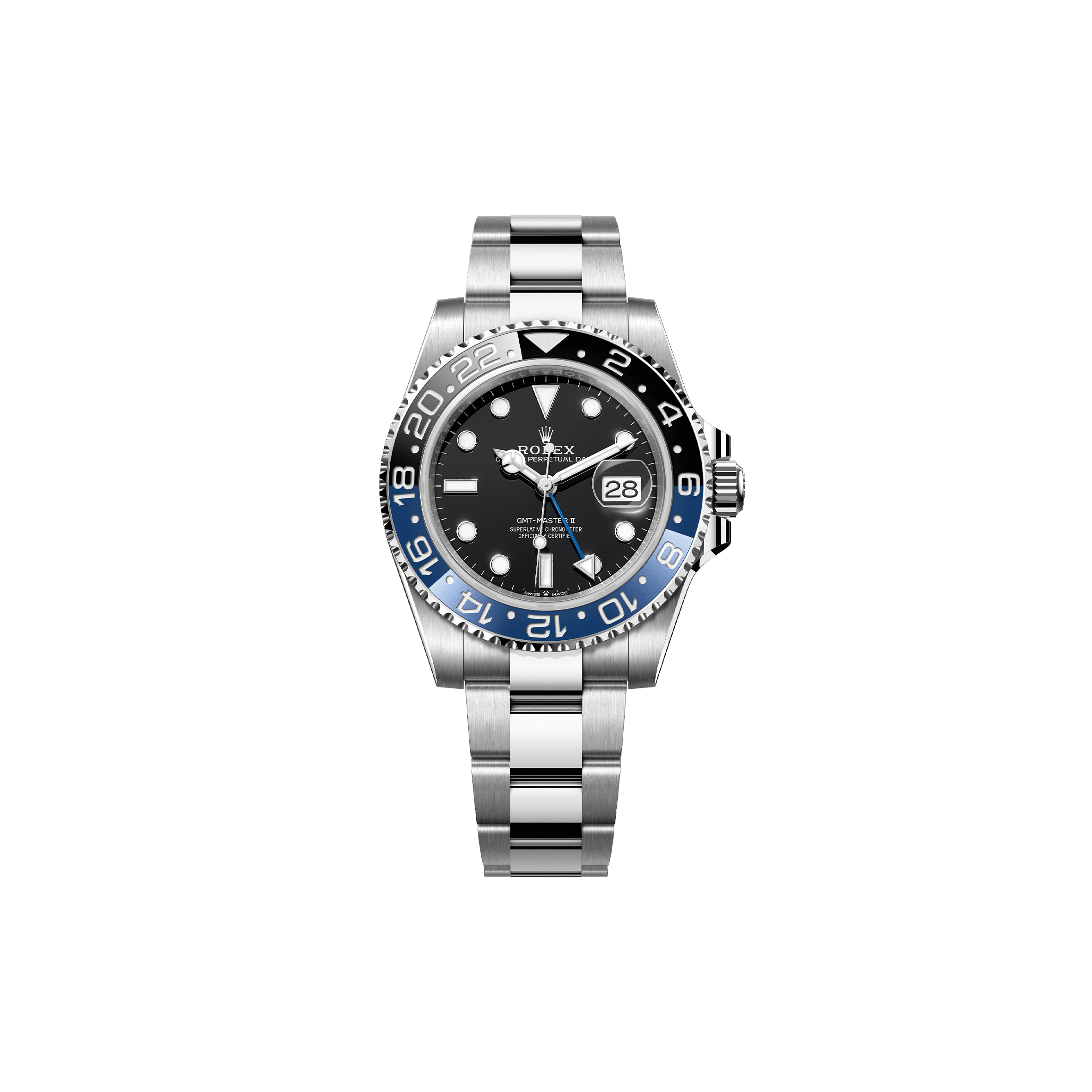 ROLEX GMT-MASTER II OYSTER, 40 MM, OYSTERSTEEL WATCH 126710BLNR ROLEX GMT-MASTER II OYSTER, 40 MM, OYSTERSTEEL WATCH 126710BLNR