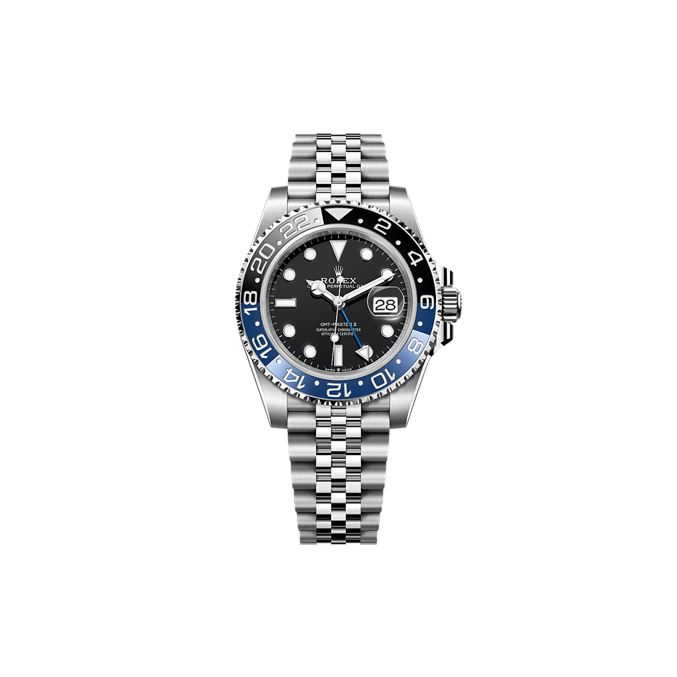 ROLEX GMT-MASTER II OYSTER, 40 MM, OYSTERSTEEL WATCH 126710BLNR ROLEX GMT-MASTER II OYSTER, 40 MM, OYSTERSTEEL WATCH 126710BLNR