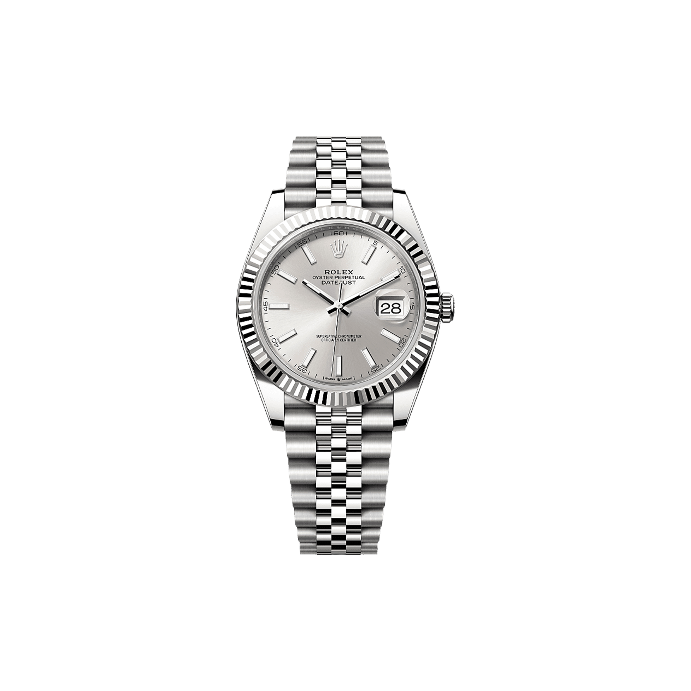 ROLEX DATEJUST 41 OYSTER, 41 MM, OYSTERSTEEL AND WHITE GOLD WATCH 126334-0004 ROLEX DATEJUST 41 OYSTER, 41 MM, OYSTERSTEEL AND WHITE GOLD WATCH 126334-0004