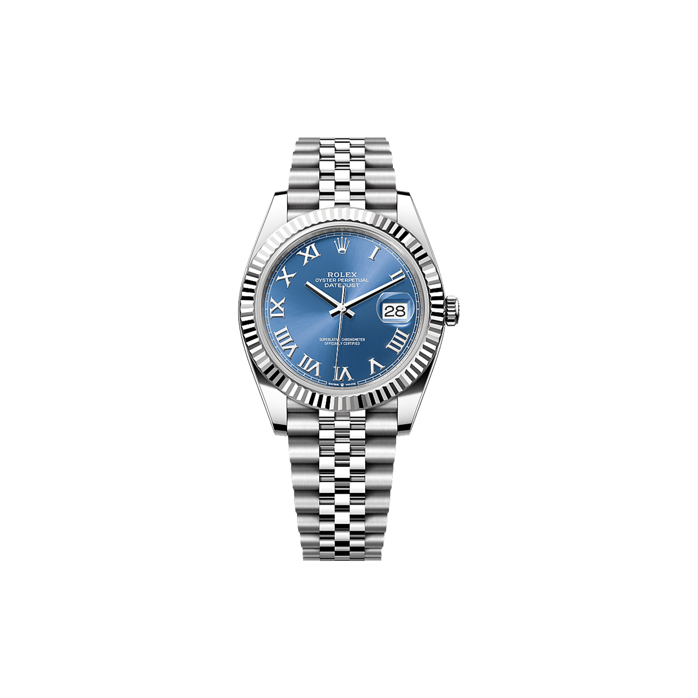 ROLEX DATEJUST 41 OYSTER, 41 MM, OYSTERSTEEL AND WHITE GOLD WATCH 126334-0026 ROLEX DATEJUST 41 OYSTER, 41 MM, OYSTERSTEEL AND WHITE GOLD WATCH 126334-0026