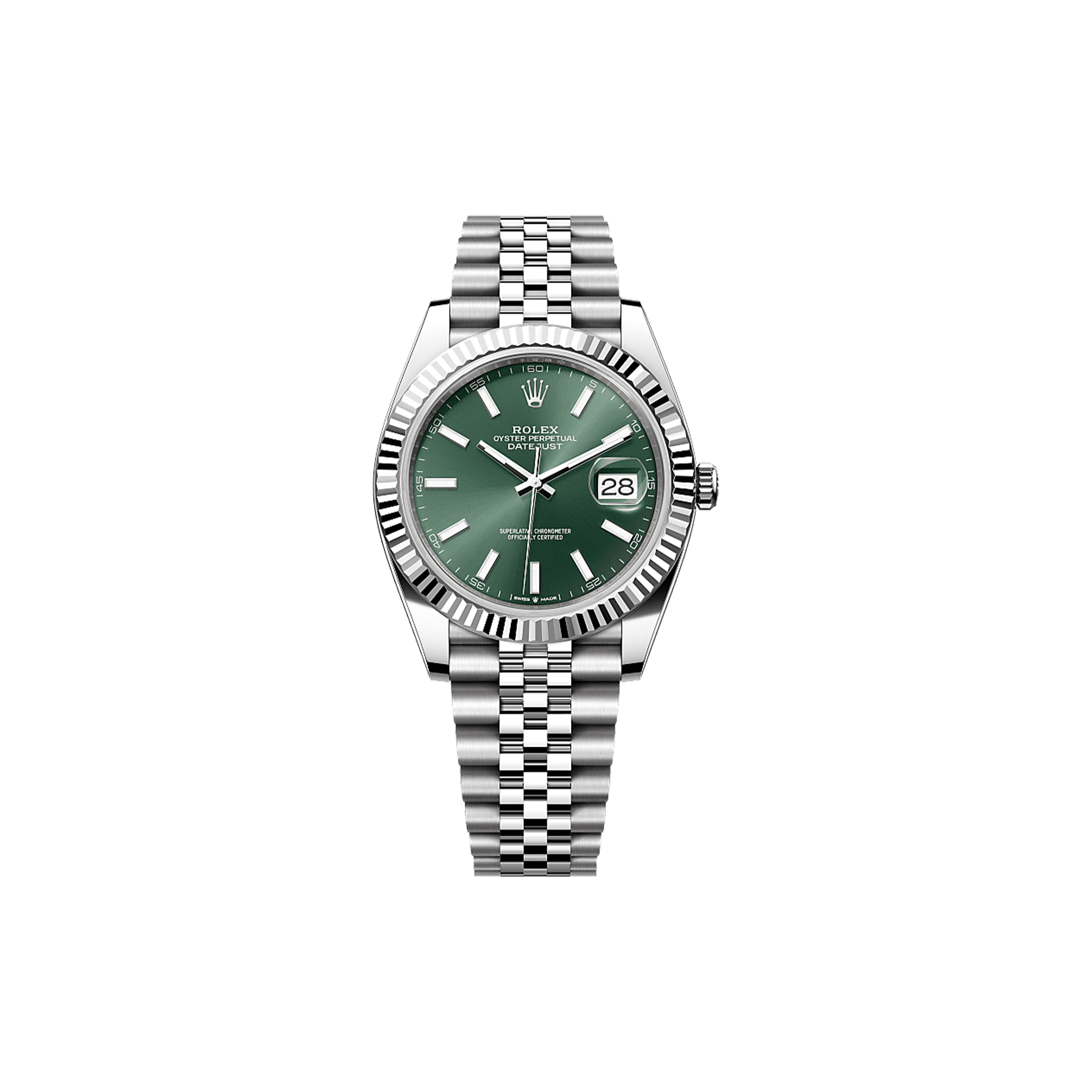ROLEX DATEJUST 41 OYSTER, 41 MM, OYSTERSTEEL AND WHITE GOLD WATCH 126334-0028 ROLEX DATEJUST 41 OYSTER, 41 MM, OYSTERSTEEL AND WHITE GOLD WATCH 126334-0028