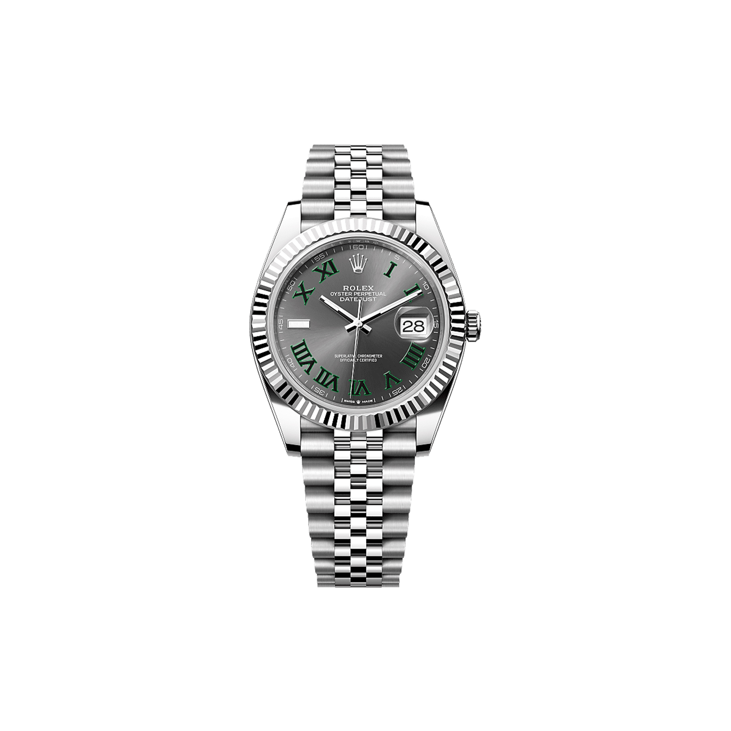 ROLEX DATEJUST 41 OYSTER, 41 MM, OYSTERSTEEL AND WHITE GOLD WATCH 126334-0022 ROLEX DATEJUST 41 OYSTER, 41 MM, OYSTERSTEEL AND WHITE GOLD WATCH 126334-0022