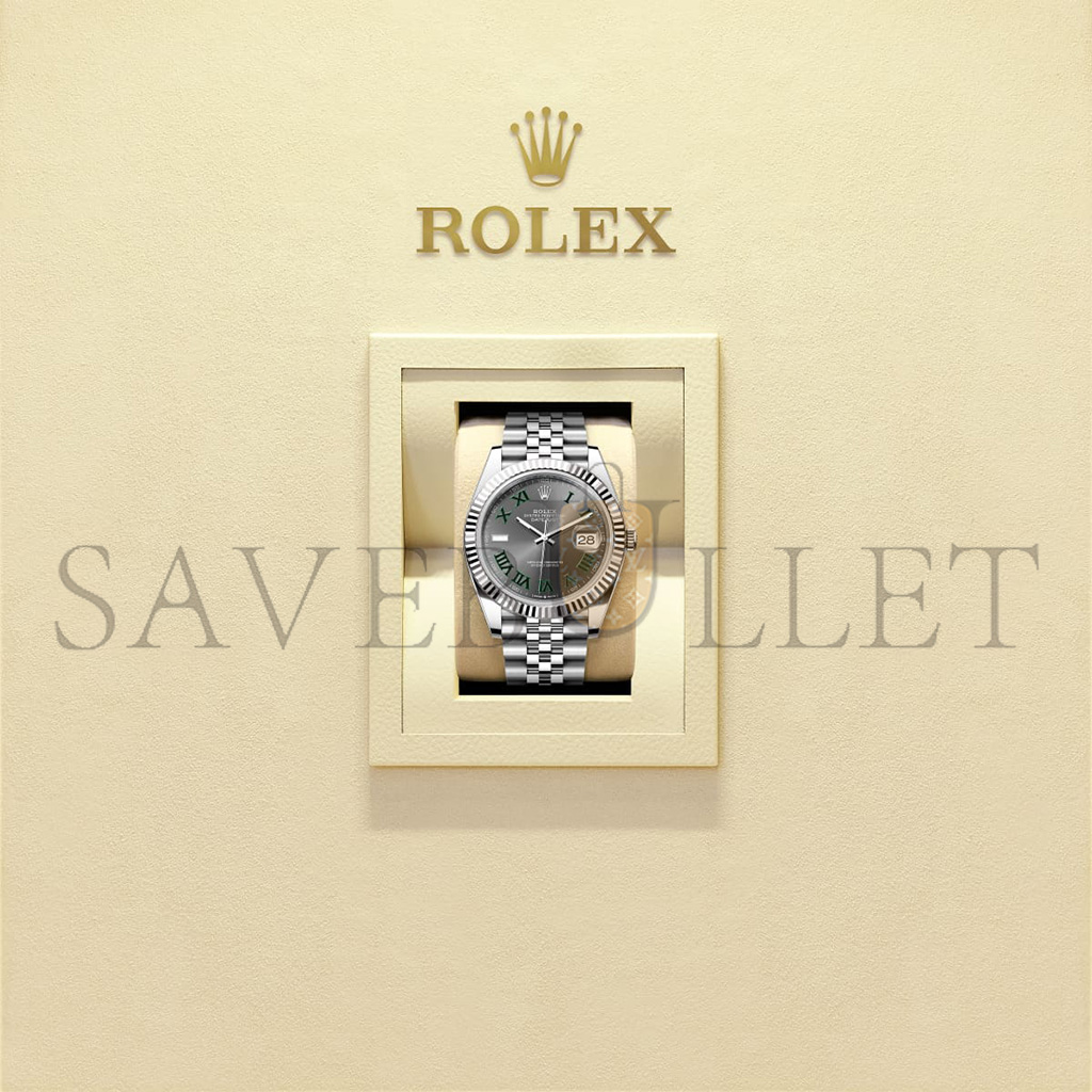 ROLEX DATEJUST 41 OYSTER, 41 MM, OYSTERSTEEL AND WHITE GOLD WATCH 126334-0022 ROLEX DATEJUST 41 OYSTER, 41 MM, OYSTERSTEEL AND WHITE GOLD WATCH 126334-0022