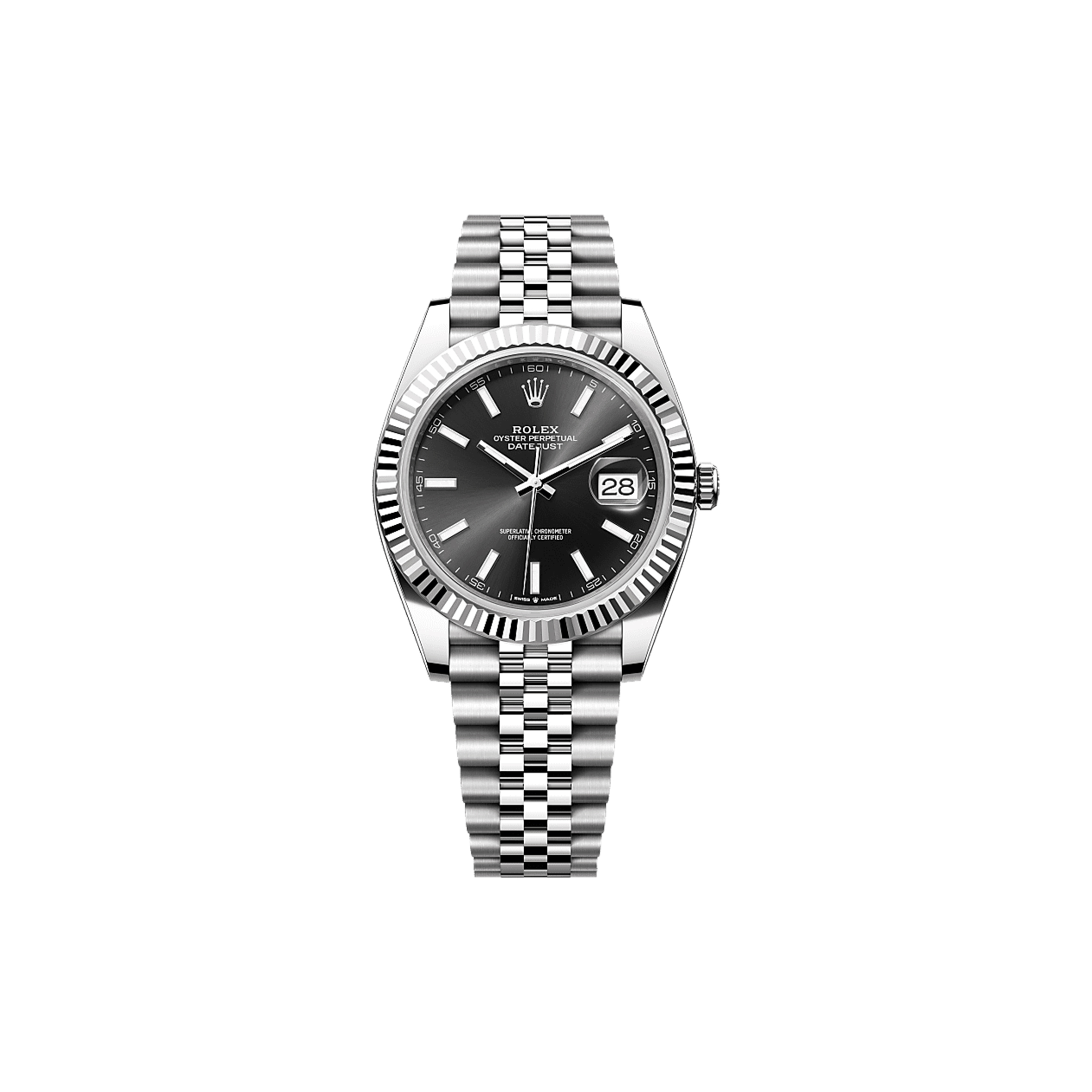 ROLEX DATEJUST 41 OYSTER, 41 MM, OYSTERSTEEL AND WHITE GOLD WATCH 126334-0018 ROLEX DATEJUST 41 OYSTER, 41 MM, OYSTERSTEEL AND WHITE GOLD WATCH 126334-0018