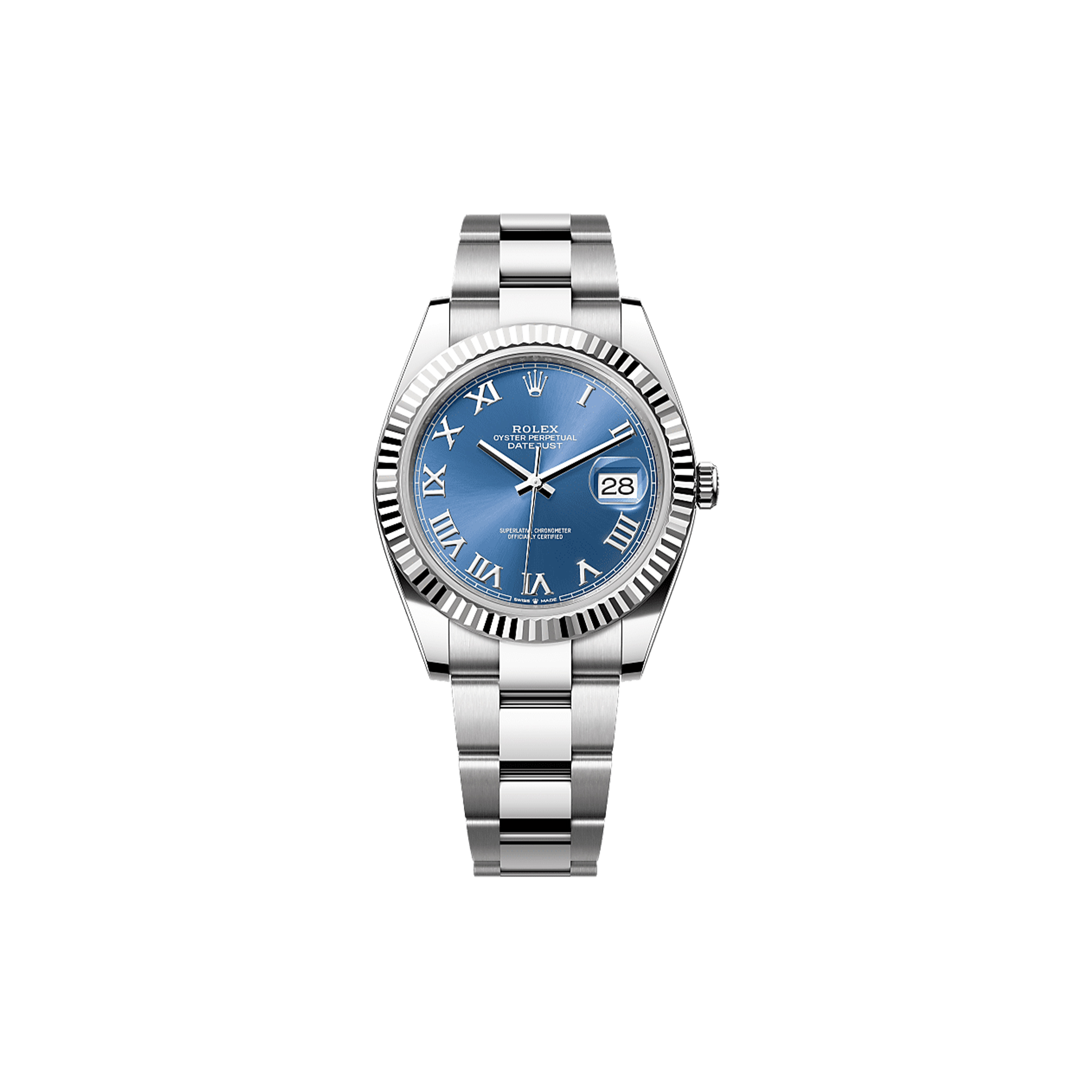 ROLEX DATEJUST 41 OYSTER, 41 MM, OYSTERSTEEL AND WHITE GOLD WATCH 126334-0025 ROLEX DATEJUST 41 OYSTER, 41 MM, OYSTERSTEEL AND WHITE GOLD WATCH 126334-0025