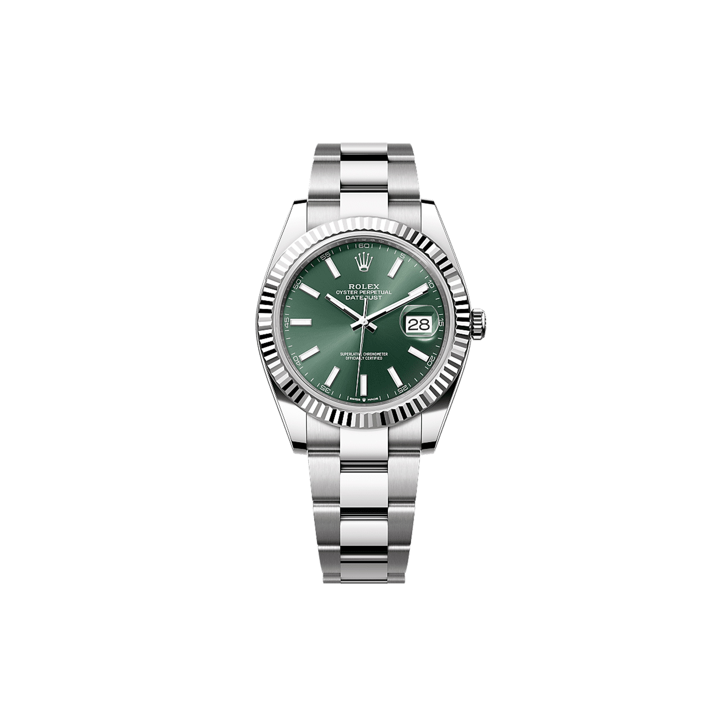 ROLEX DATEJUST 41 OYSTER, 41 MM, OYSTERSTEEL AND WHITE GOLD WATCH 126334-0027 ROLEX DATEJUST 41 OYSTER, 41 MM, OYSTERSTEEL AND WHITE GOLD WATCH 126334-0027
