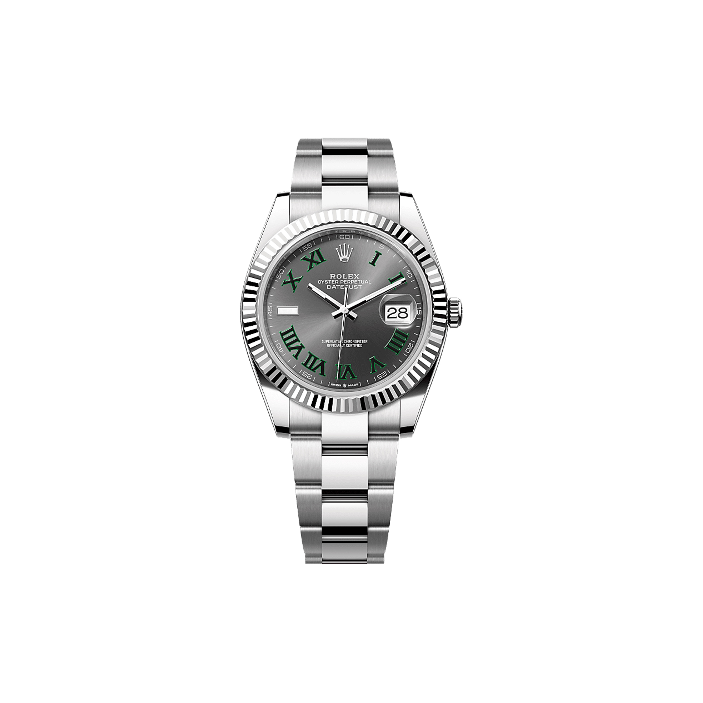ROLEX DATEJUST 41 OYSTER, 41 MM, OYSTERSTEEL AND WHITE GOLD WATCH 126334-0021 ROLEX DATEJUST 41 OYSTER, 41 MM, OYSTERSTEEL AND WHITE GOLD WATCH 126334-0021