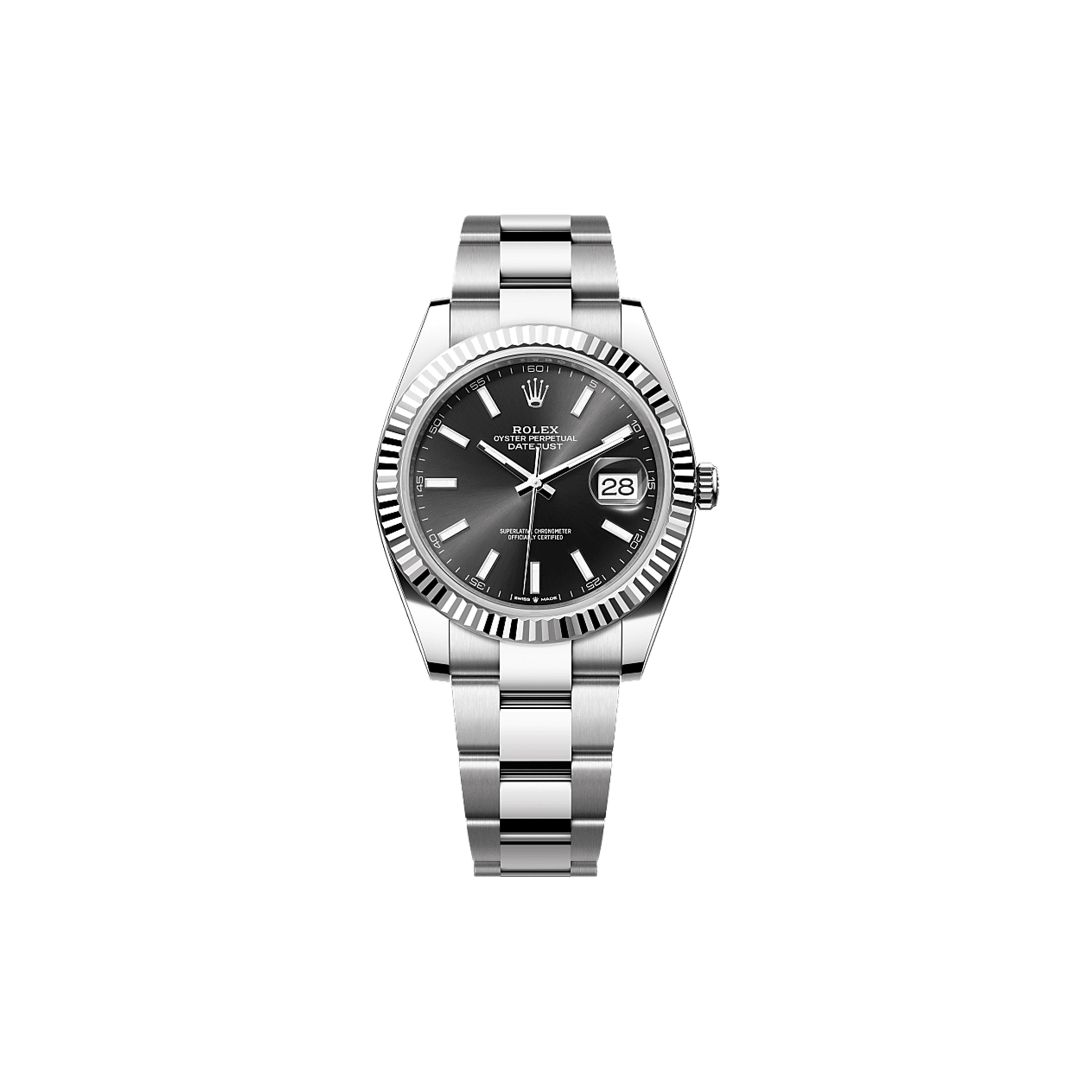 ROLEX DATEJUST 41 OYSTER, 41 MM, OYSTERSTEEL AND WHITE GOLD WATCH 126334-0017 ROLEX DATEJUST 41 OYSTER, 41 MM, OYSTERSTEEL AND WHITE GOLD WATCH 126334-0017