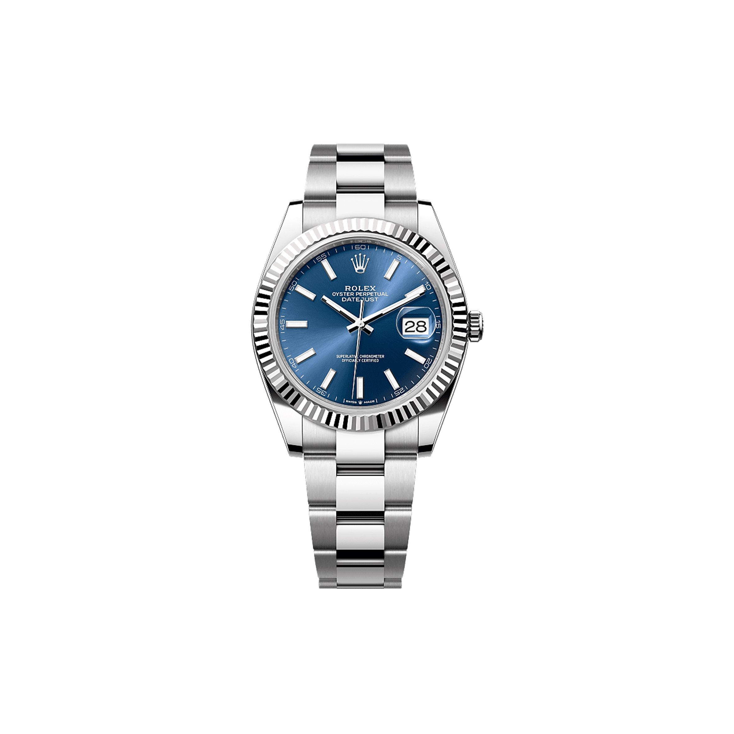 ROLEX DATEJUST 41 OYSTER, 41 MM, OYSTERSTEEL AND WHITE GOLD WATCH 126334-0001 ROLEX DATEJUST 41 OYSTER, 41 MM, OYSTERSTEEL AND WHITE GOLD WATCH 126334-0001