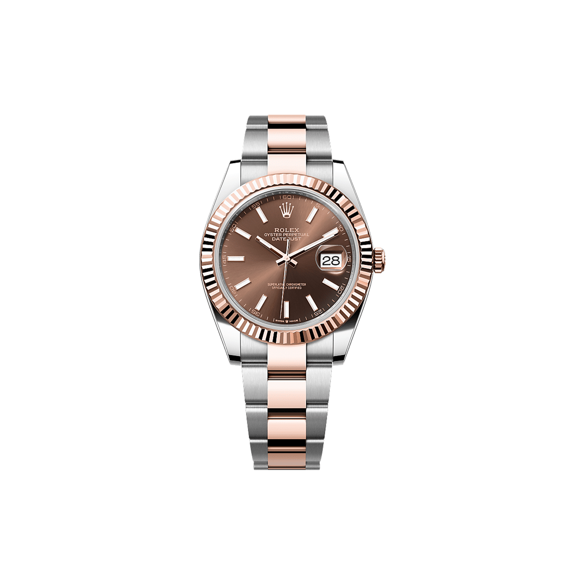 ROLEX DATEJUST 41 OYSTER, 41 MM, OYSTERSTEEL AND EVEROSE GOLD WATCH 126331-0001 ROLEX DATEJUST 41 OYSTER, 41 MM, OYSTERSTEEL AND EVEROSE GOLD WATCH 126331-0001