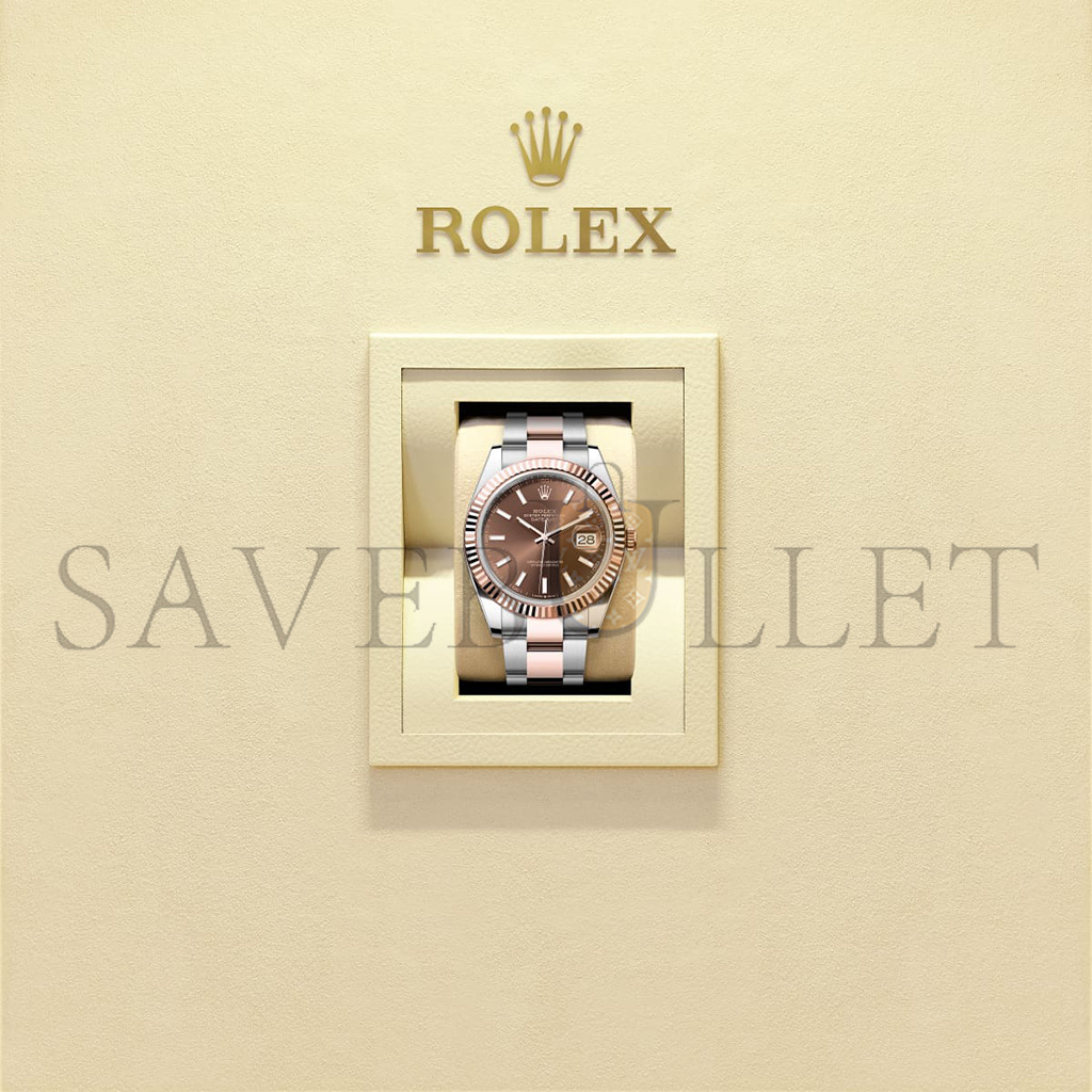 ROLEX DATEJUST 41 OYSTER, 41 MM, OYSTERSTEEL AND EVEROSE GOLD WATCH 126331-0001 ROLEX DATEJUST 41 OYSTER, 41 MM, OYSTERSTEEL AND EVEROSE GOLD WATCH 126331-0001
