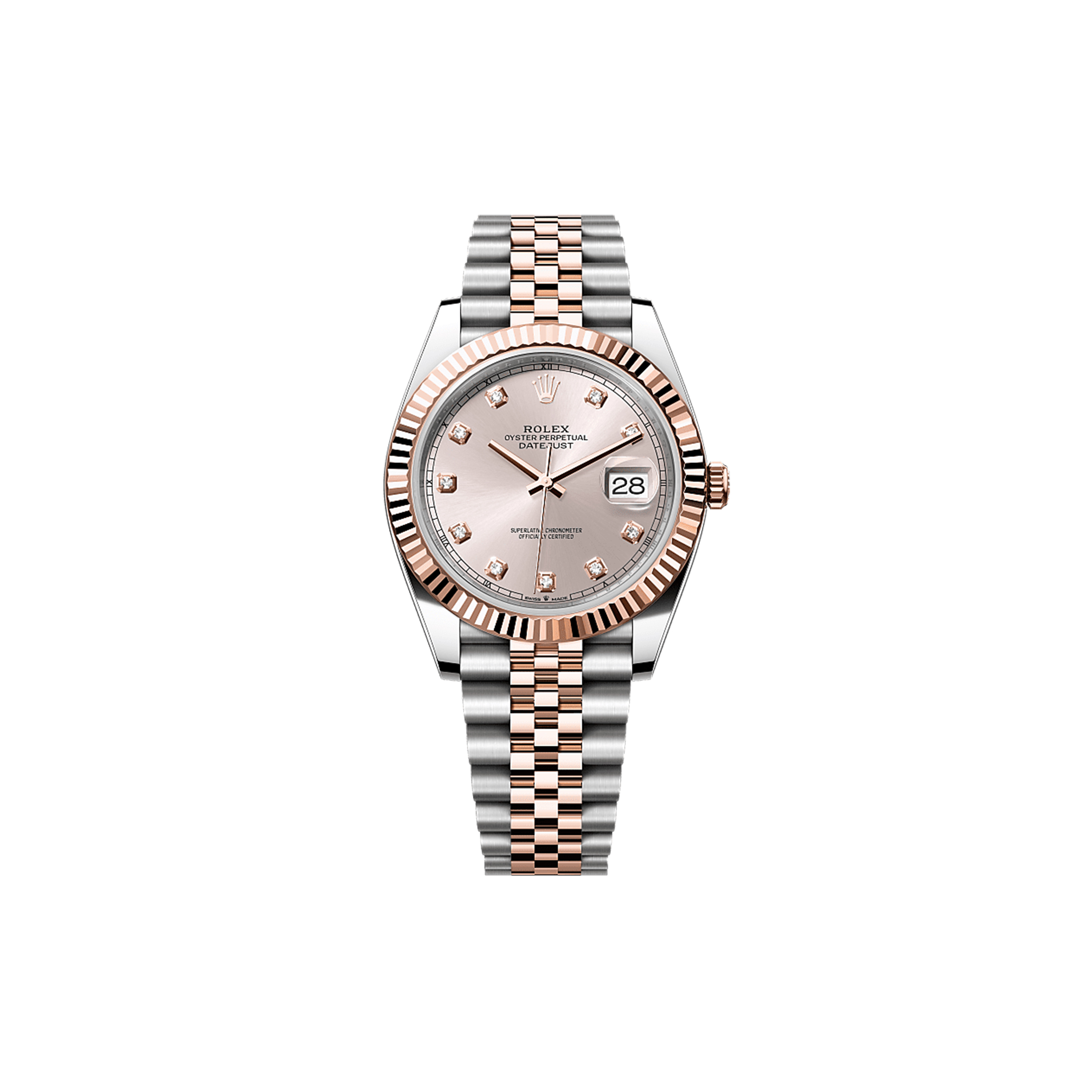 ROLEX DATEJUST 41 OYSTER, 41 MM, OYSTERSTEEL AND EVEROSE GOLD WATCH 126331-0008 ROLEX DATEJUST 41 OYSTER, 41 MM, OYSTERSTEEL AND EVEROSE GOLD WATCH 126331-0008