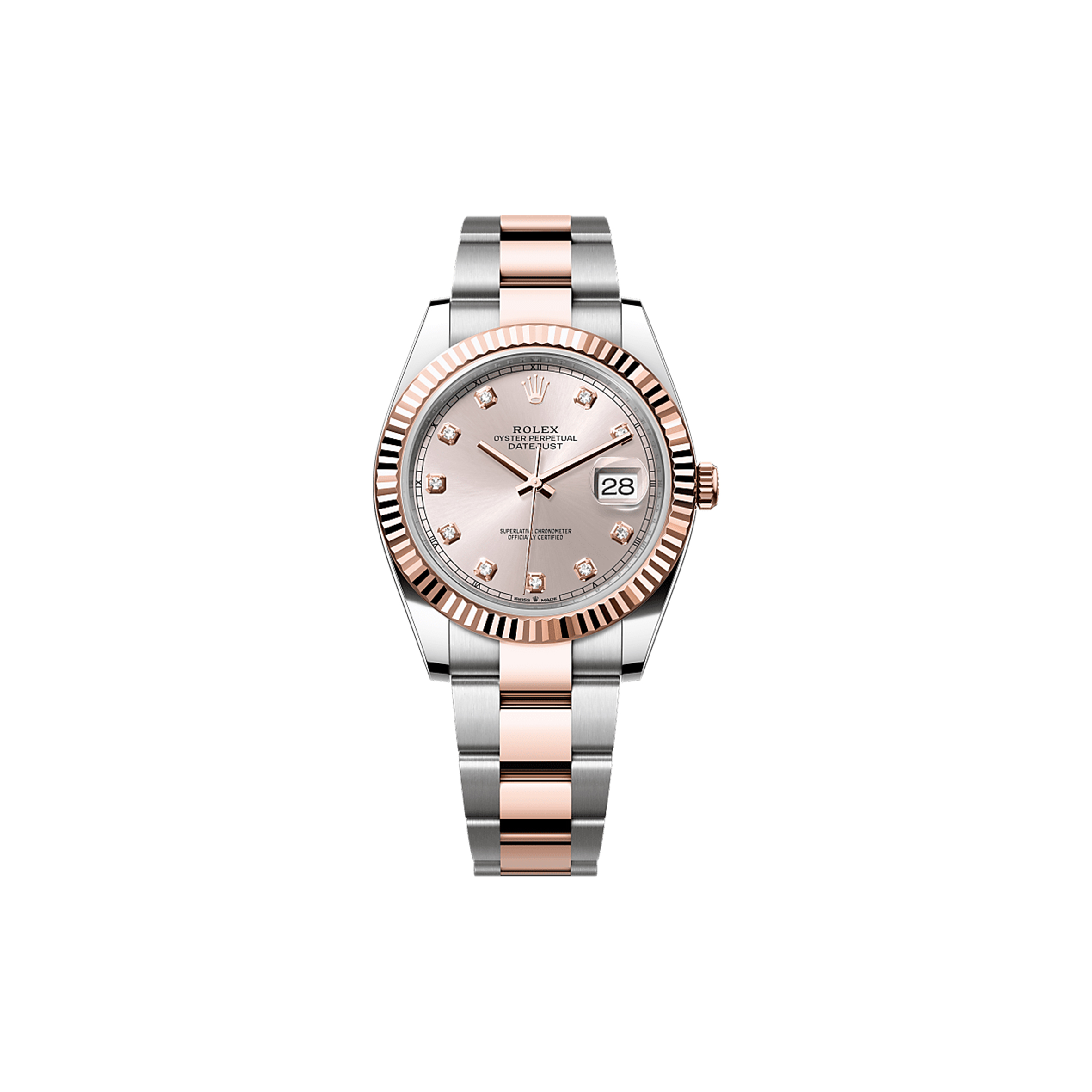 ROLEX DATEJUST 41 OYSTER, 41 MM, OYSTERSTEEL AND EVEROSE GOLD WATCH 126331-0007 ROLEX DATEJUST 41 OYSTER, 41 MM, OYSTERSTEEL AND EVEROSE GOLD WATCH 126331-0007