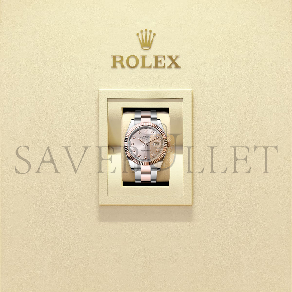 ROLEX DATEJUST 41 OYSTER, 41 MM, OYSTERSTEEL AND EVEROSE GOLD WATCH 126331-0007 ROLEX DATEJUST 41 OYSTER, 41 MM, OYSTERSTEEL AND EVEROSE GOLD WATCH 126331-0007