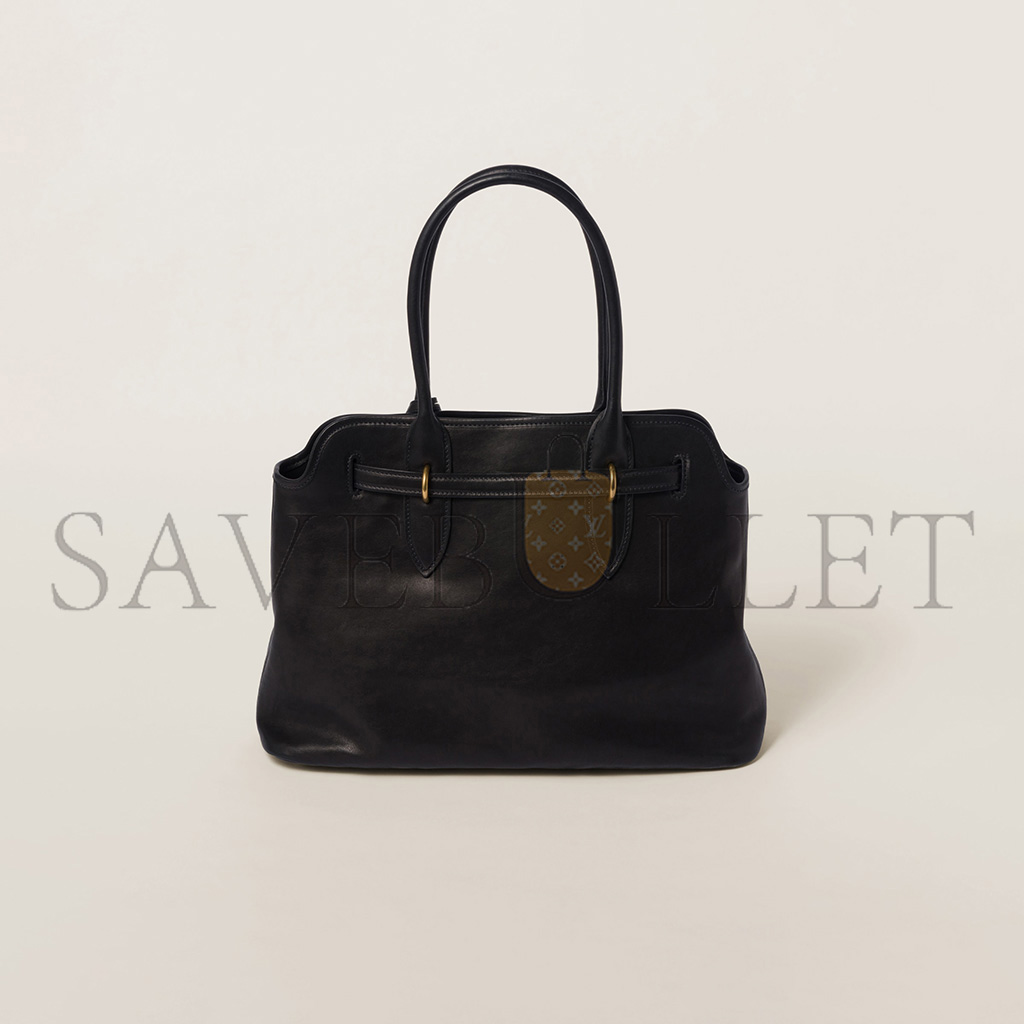 MIU MIU AVENTURE NAPPA LEATHER BAG 5BG291 (39*24*13cm) MIU MIU AVENTURE NAPPA LEATHER BAG 5BG291 (39*24*13cm)