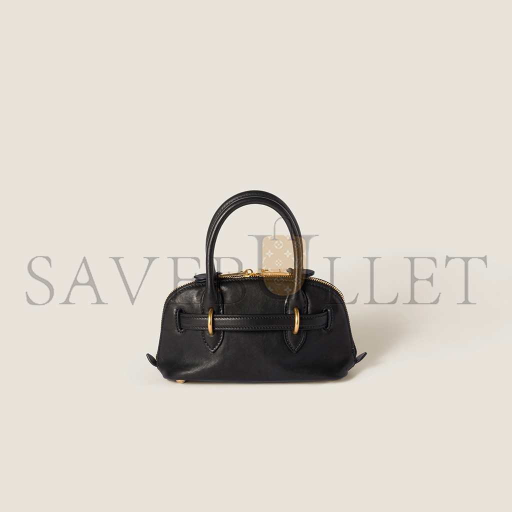 MIU MIU AVENTURE MINI NAPPA LEATHER BAG 5BP090 (21*13.2*8cm) MIU MIU AVENTURE MINI NAPPA LEATHER BAG 5BP090 (21*13.2*8cm)