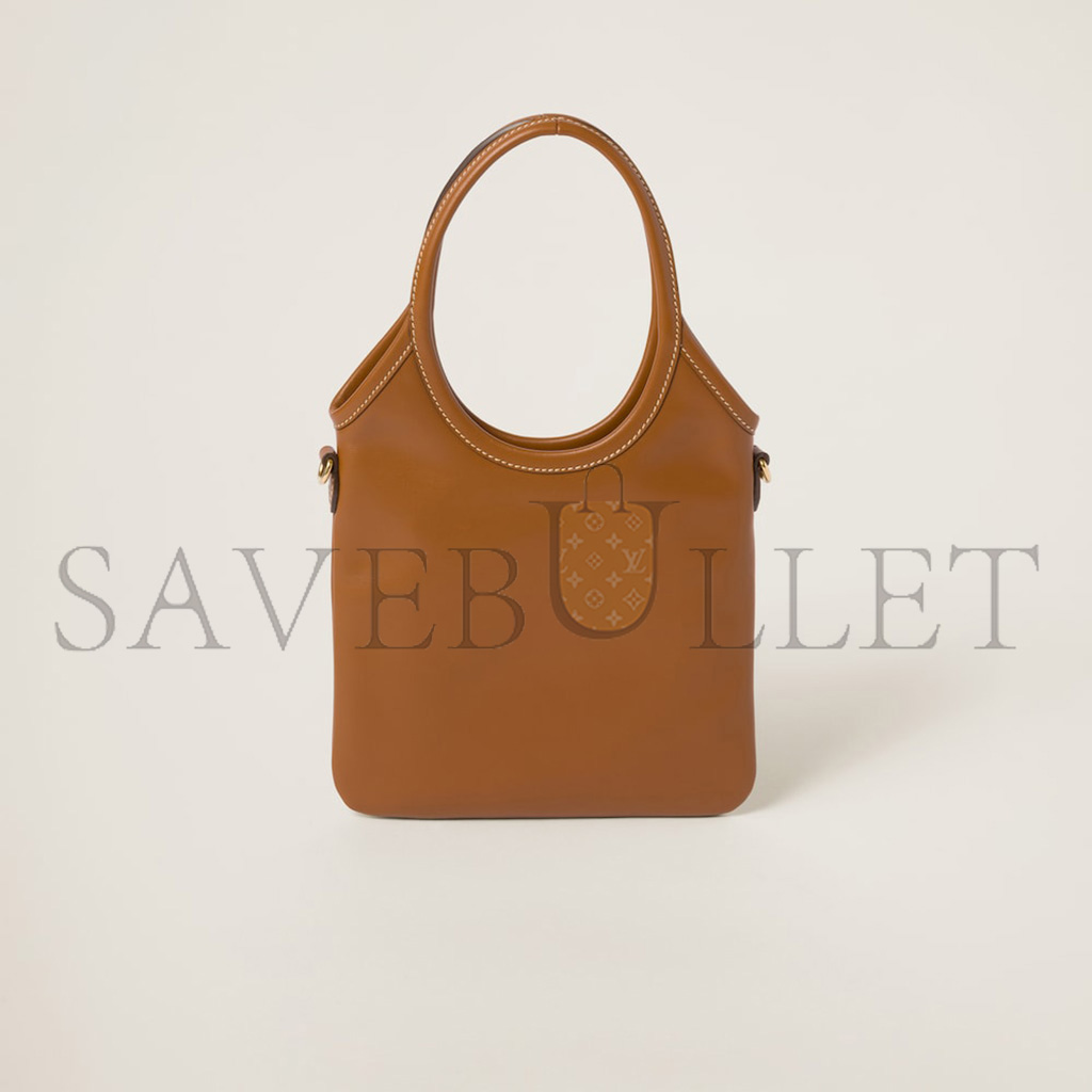 MIU MIU IVY LEATHER HANDBAG 5BG281 (24*20cm) MIU MIU IVY LEATHER HANDBAG 5BG281 (24*20cm)