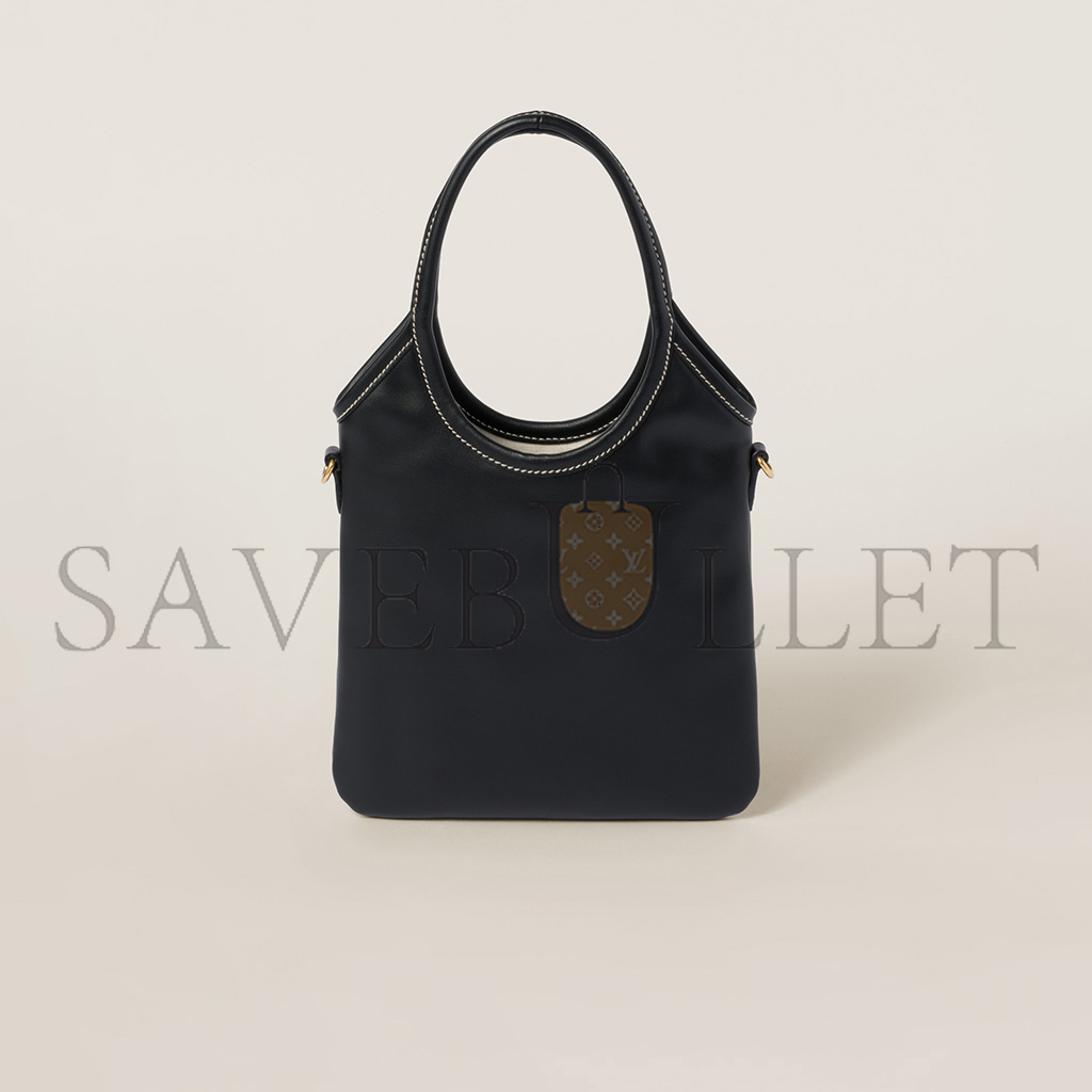 MIU MIU IVY LEATHER HANDBAG 5BG281 (24*20cm) MIU MIU IVY LEATHER HANDBAG 5BG281 (24*20cm)