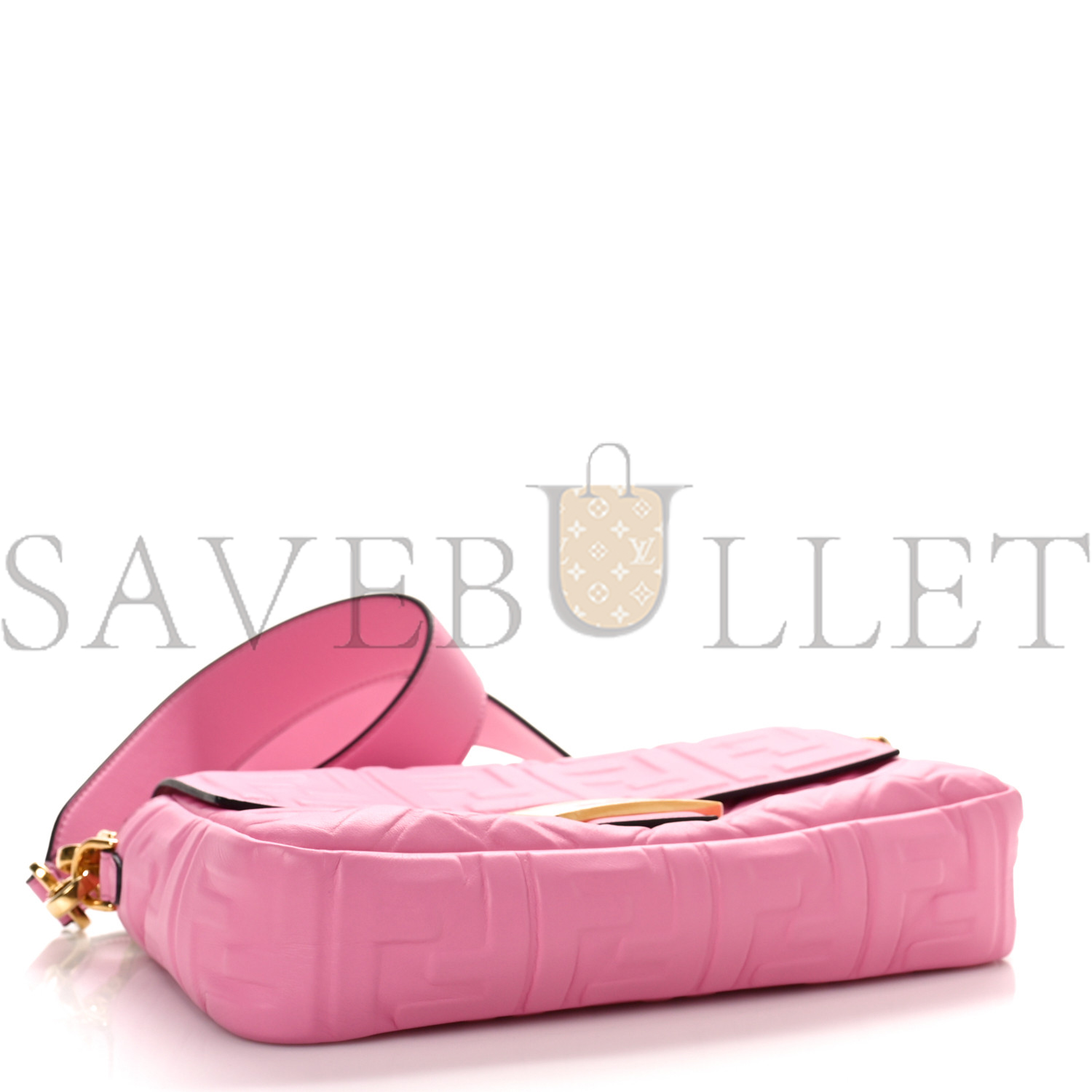 FENDI NAPPA FF 1974 EMBOSSED BAGUETTE LOLLYPOP (27*15*6cm) FENDI NAPPA FF 1974 EMBOSSED BAGUETTE LOLLYPOP (27*15*6cm)