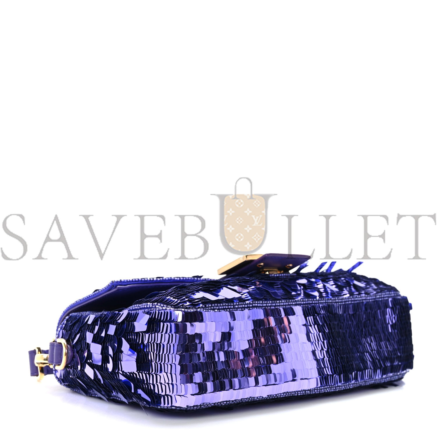 FENDI SEQUIN PAILLETTES SHINY NAPPA SEX AND THE CITY BAGUETTE VIOLA PURPLE RAIN (27*15*6cm) FENDI SEQUIN PAILLETTES SHINY NAPPA SEX AND THE CITY BAGUETTE VIOLA PURPLE RAIN (27*15*6cm)