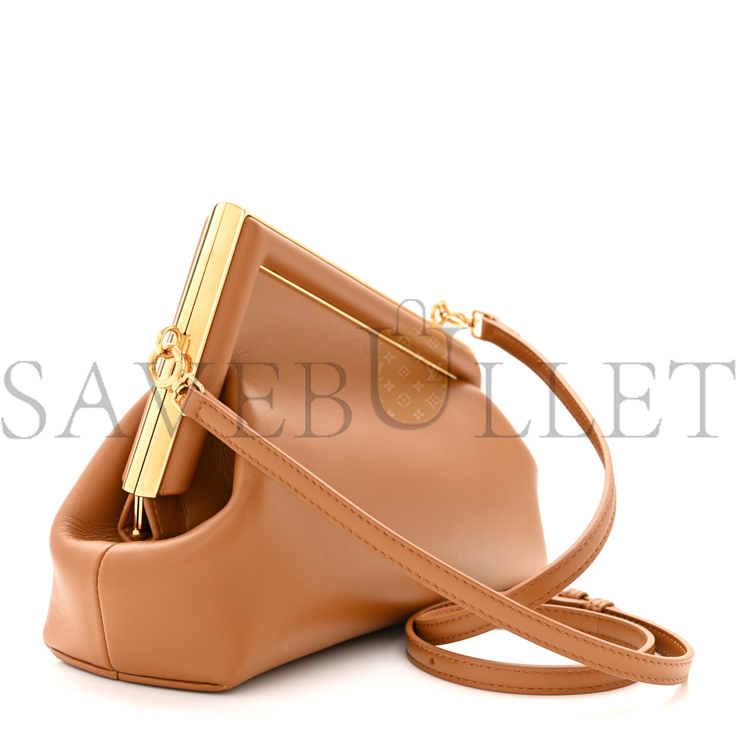 FENDI SHINY NAPPA SMALL FENDI FIRST CARAMELLO (26*18*9.5cm) FENDI SHINY NAPPA SMALL FENDI FIRST CARAMELLO (26*18*9.5cm)
